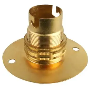 Brass lamp holder