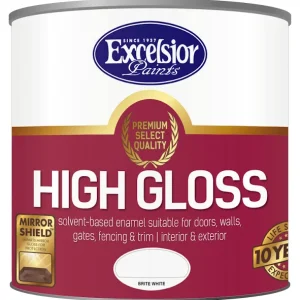 Master Coat High Gloss Enamel Black 1lt